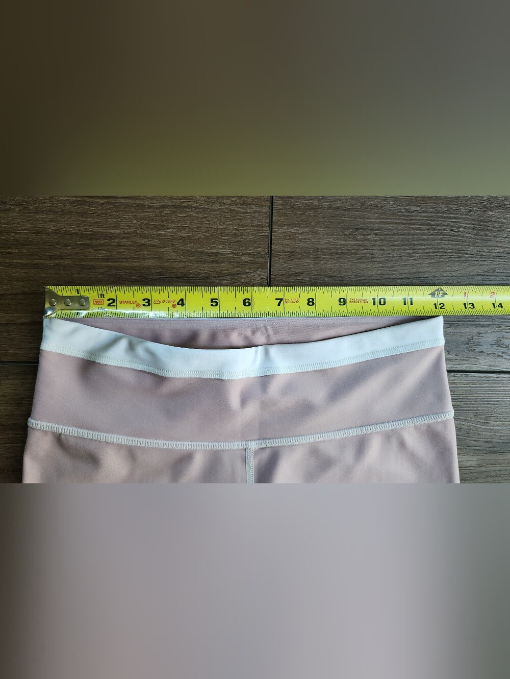 Allfenix Australia Capri Length Legging Pink White Stripe Size Medium - Picture 6 of 8